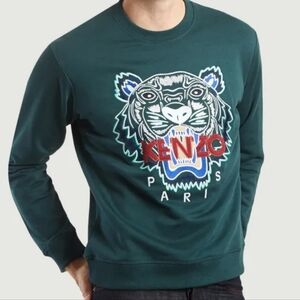 Kenzo Green Tiger sweater sweatshirt